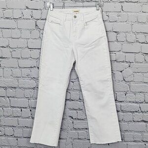 2/$50 L’Agence White Straight Leg Jeans Size 25